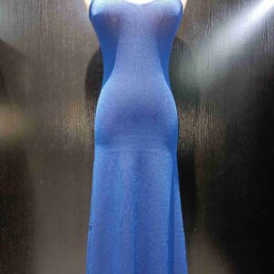 2022 Eveninig Royal Blue Blingbling knit dress