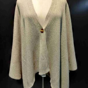 2023 Lady's rib poncho cardigan